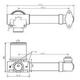 ADP Bronx Bath/Basin Wall Mixer Set In-Wall Body Only