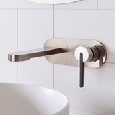 ADP Bronx 200mm Bath/Basin Wall Mixer Set Trim Kit