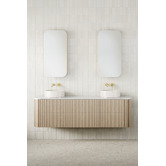 ADP Thirroul 1800mm Wall Hung Double Vanity with Solid Surface Countertop