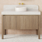 ADP Harper 1200mm Freestanding Single Vanity with Solid Surface Countertop