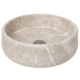 ADP Arlo 400mm Royal Beige Round Marble Above Counter Basin