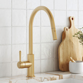 ADP Eternal Brass Pull-Out Kitchen Mixer