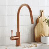 ADP Eternal Brass Pull-Out Kitchen Mixer