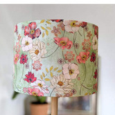 Roseby Lifestyle Products Floral Green Cotton Lamp Shade