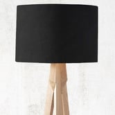 Roseby Lifestyle Products Kenley Black Velvet Lamp Shade