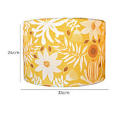 Roseby Lifestyle Products Mustard Wattle Cotton Lamp Shade