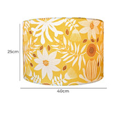 Roseby Lifestyle Products Mustard Wattle Cotton Lamp Shade