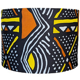 Roseby Lifestyle Products African Bogolan Cotton Lamp Shade