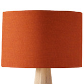 Roseby Lifestyle Products Retro Orange Cotton Lamp Shade