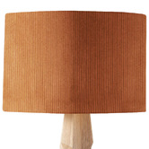Roseby Lifestyle Products Brown Corduroy Lamp Shade