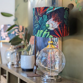 Roseby Lifestyle Products Black Oasis Velvet Lamp Shade