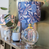 Roseby Lifestyle Products Blue Summer Banksias Lamp Shade