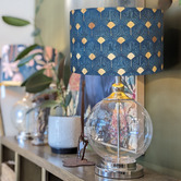 Roseby Lifestyle Products Feathers Cotton Lamp Shade