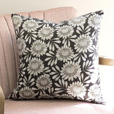 Roseby Lifestyle Products Trenton Waratah Cotton Canvas Cushion