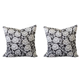 Roseby Lifestyle Products Trenton Waratah Cotton Canvas Cushions