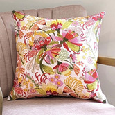 Roseby Lifestyle Products Brittany Wild Protea Cotton Canvas Cushion