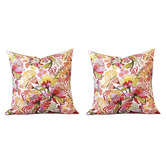 Roseby Lifestyle Products Brittany Wild Protea Cotton Canvas Cushions