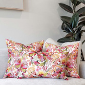 Roseby Lifestyle Products 3 Piece Brittany Wild Protea Cotton Canvas Cushion Set