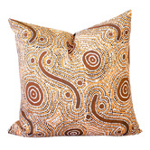 Roseby Lifestyle Products 3 Piece Dover Goanna Dreaming Cotton Canvas Cushion Set