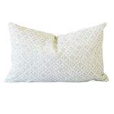 Roseby Lifestyle Products Ludlow Tiles Cocoon Cotton Canvas Lumbar Cushion