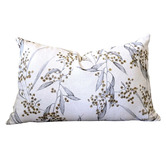 Roseby Lifestyle Products Pierre Golden Wattle Cotton &amp; Linen Lumbar Cushion