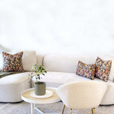 Roseby Lifestyle Products 3 Piece Lubec Bush Banksia Cotton Canvas Cushion Set