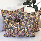 Roseby Lifestyle Products 3 Piece Lubec Bush Banksia Cotton Canvas Cushion Set