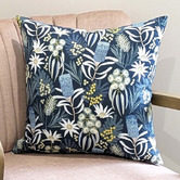 Roseby Lifestyle Products Tucson Blue Native Cotton Canvas Cushion