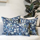 Roseby Lifestyle Products 3 Piece Tucson Blue Native Cotton Canvas Cushion Set