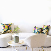 Roseby Lifestyle Products 3 Piece Salem Mid-Century Linen Cushion Set
