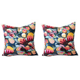 Roseby Lifestyle Products Alma Midnight Bush Cotton Canvas Cushions