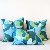 Roseby Lifestyle Products 3 Piece Morris Mid-Century Linen Cushion Set