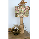 Roseby Lifestyle Products Strawberry Thief-William Morris Chocolate Cotton Lamp Shade