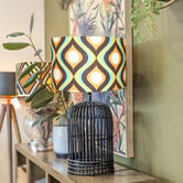 Roseby Lifestyle Products Balliol Retro Ogee Cotton Lamp Shade