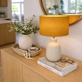 Roseby Lifestyle Products Liberty Dark Mustard Linen Lamp Shade