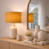 Roseby Lifestyle Products Liberty Dark Mustard Linen Lamp Shade