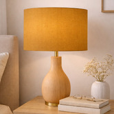 Roseby Lifestyle Products Liberty Dark Mustard Linen Lamp Shade