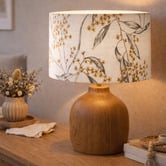 Roseby Lifestyle Products Golden Wattle Linen Lamp Shade