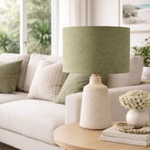 Roseby Lifestyle Products Liberty Sage Linen Lamp Shade