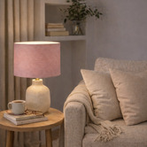 Roseby Lifestyle Products Liberty Pink Linen Lamp Shade