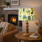 Roseby Lifestyle Products Australiana Green Canvas Lamp Shade