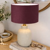 Roseby Lifestyle Products Liberty Cabernet Linen Lamp Shade
