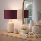 Roseby Lifestyle Products Liberty Cabernet Linen Lamp Shade