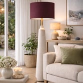 Roseby Lifestyle Products Liberty Cabernet Linen Lamp Shade
