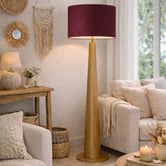 Roseby Lifestyle Products Liberty Cabernet Linen Lamp Shade