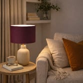 Roseby Lifestyle Products Liberty Cabernet Linen Lamp Shade