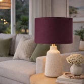 Roseby Lifestyle Products Liberty Cabernet Linen Lamp Shade