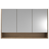 Timberline Sanremo 1200mm Mirrored Shaving Cabinet with Open Shelf