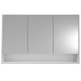 Timberline Sanremo 1200mm Mirrored Shaving Cabinet with Open Shelf