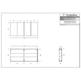 Timberline Tennessee 4 Door Shaving Cabinet
